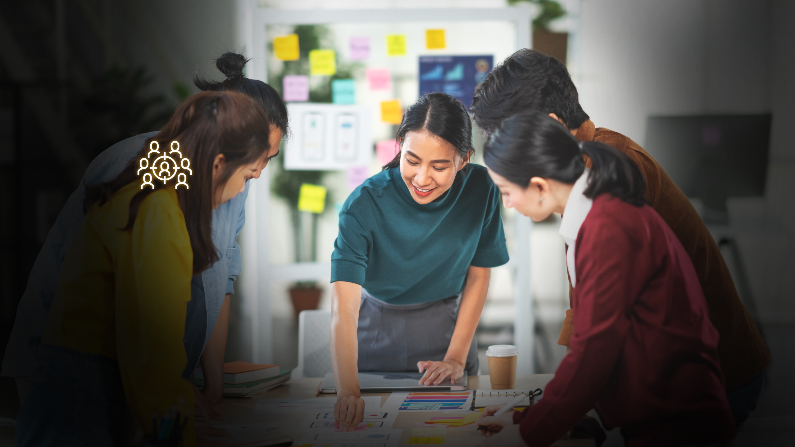 group of people having a meeting